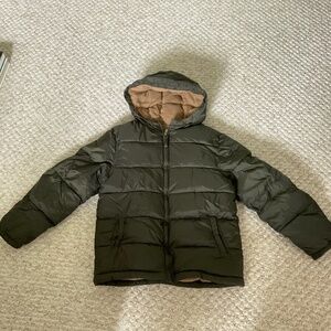 GYMBOREE Green puffer jacket - BOYS size 10/12
